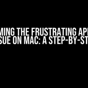 Overcoming the Frustrating AppCenter Login Issue on Mac: A Step-by-Step Guide