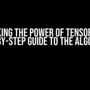 Unlocking the Power of Tensor SVD: A Step-by-Step Guide to the Algorithm